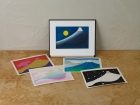 Tokyo Rimpa: Auspicious Fuji (A Set of Five Woodblock Prints)